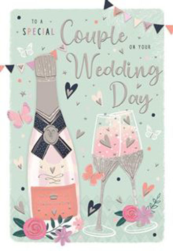 Picture of TO A SPECIAL COUPLE WEDDING DAY CARD